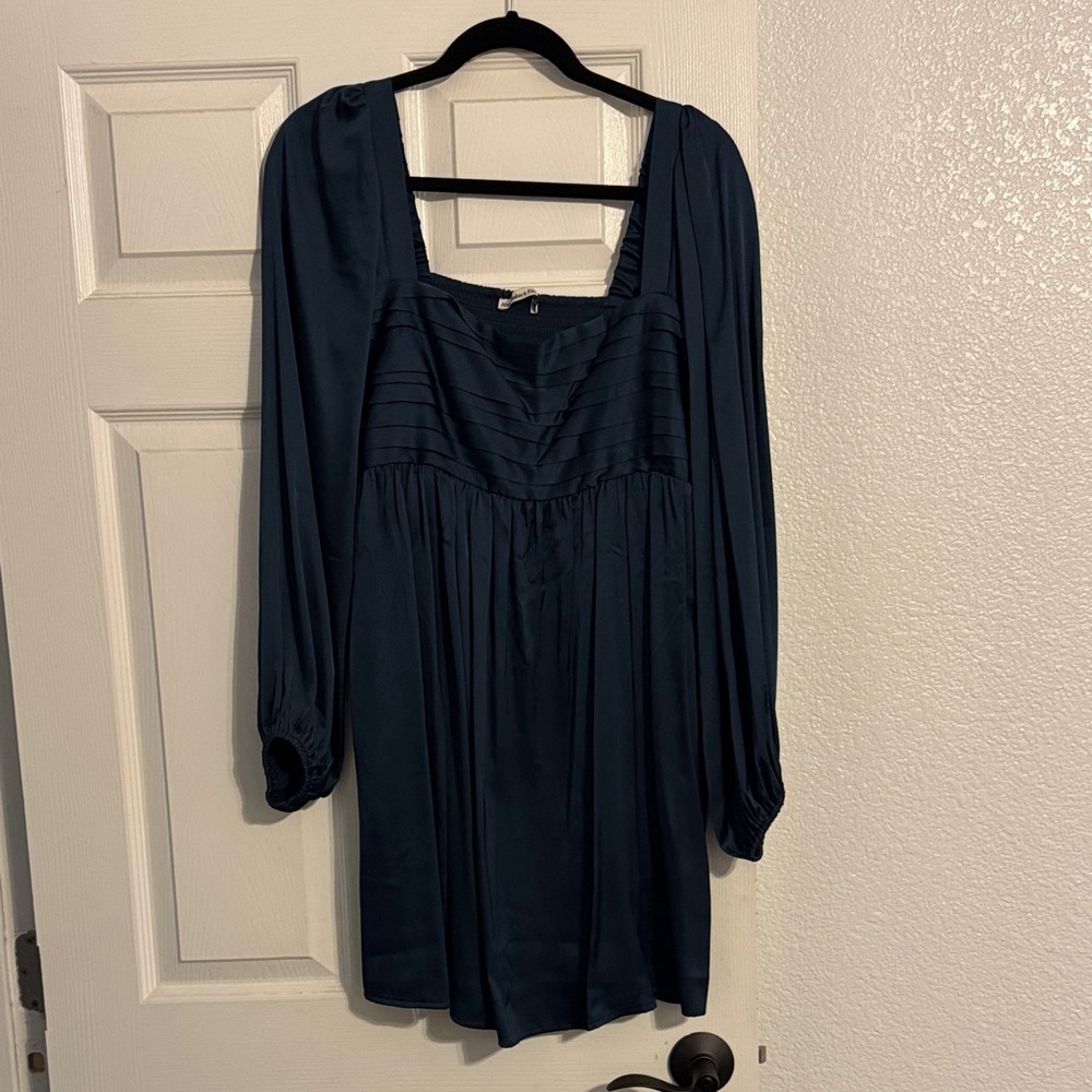 Abercrombie & Fitch Dark Blue Long Sleeve Dress